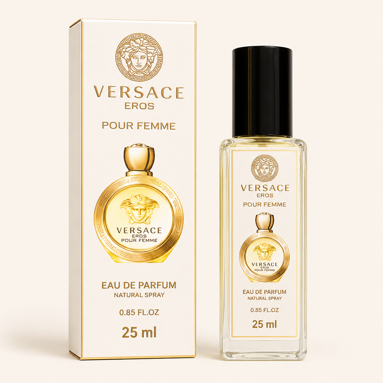 Eau de Parfum Versace Eros Flame Pour Homme - Format Voyage 25ml (0.85 FL.OZ.)