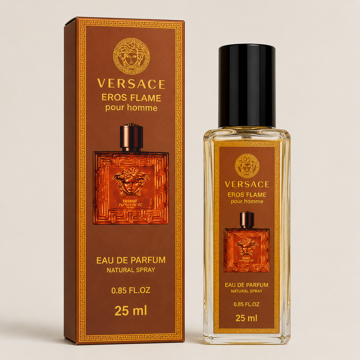 Eau de Parfum Versace Eros Pour Homme (Édition Classique) - Format Voyage 25ml (0.85 FL.OZ.)