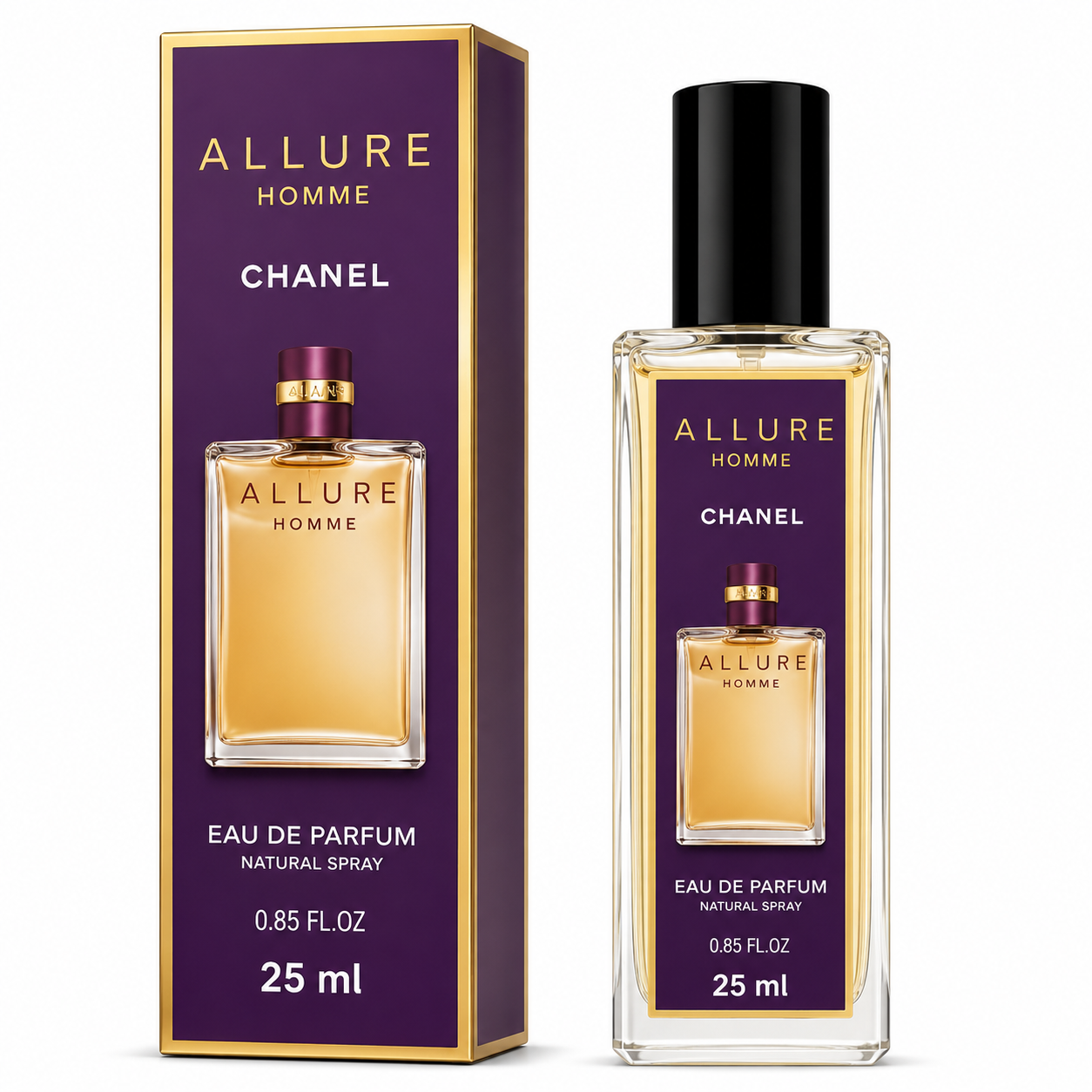 Eau de Parfum Allure Homme Chanel - Format Voyage 25ml (0.85 FL.OZ.)