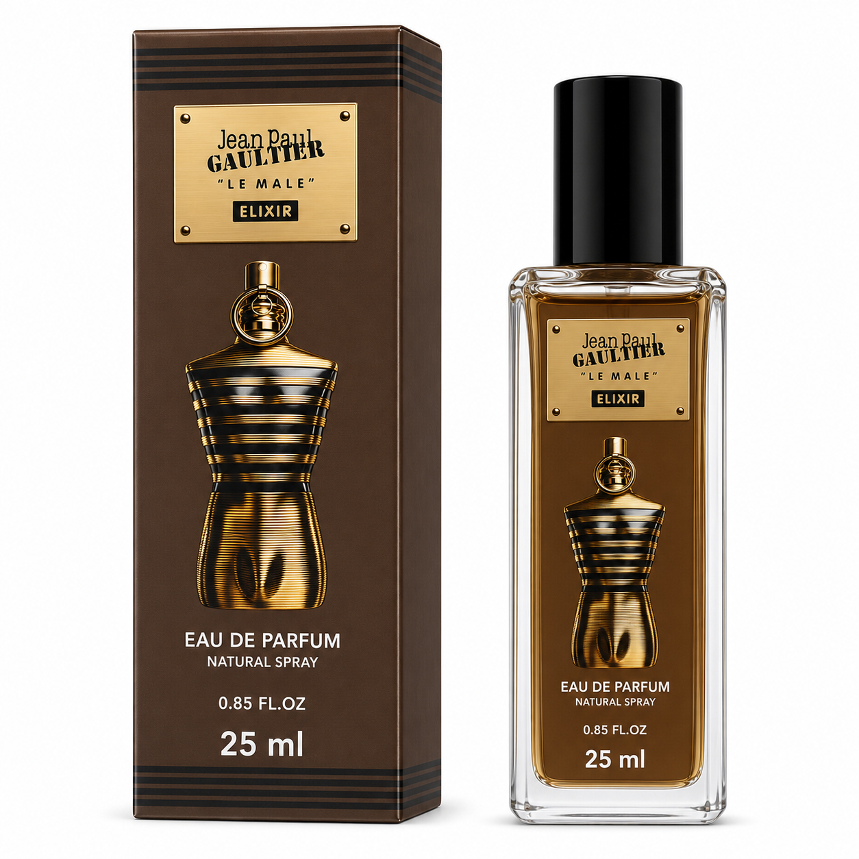 Eau de Parfum "Le Male" Elixir Jean Paul Gaultier - Format Voyage 25ml (0.85 FL.OZ.)