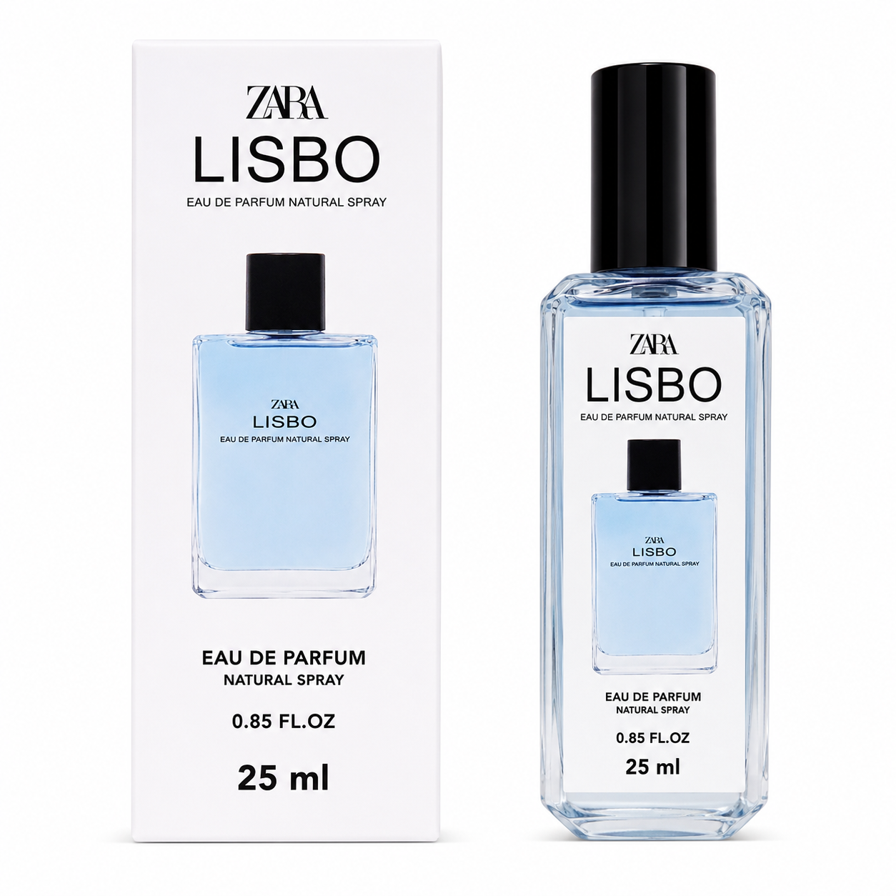 Eau de Parfum Zara Lisbo - Format Voyage 25ml (0.85 FL.OZ.)