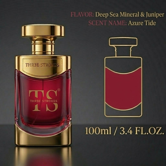 THR3E STROKES: A Deep Sea Mineral & Juniper Fragrance 100 ml