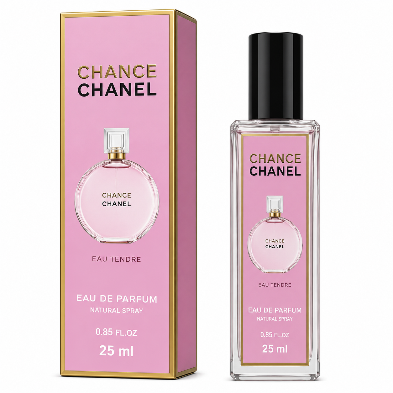 Eau de Parfum Chance Chanel Eau Tendre - Format Voyage 25ml (0.85 FL.OZ.)