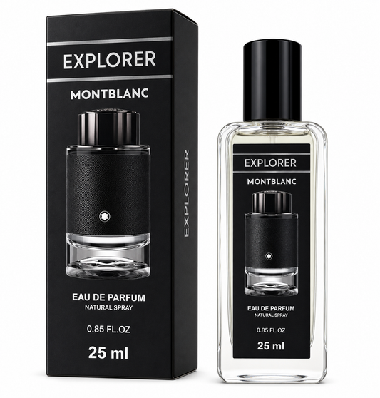 Eau de Parfum Explorer Montblanc - Format Voyage 25ml (0.85 FL.OZ.)