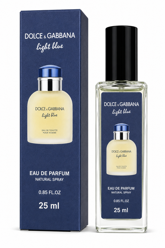 Eau de Parfum Dolce & Gabbana Light Blue Pour Homme - Format Voyage 25ml (0.85 FL.OZ.)