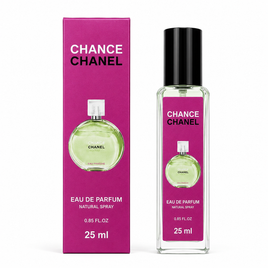 Eau de Parfum Chance Eau Fraîche Chanel Pour Femme - Format Voyage 25ml (0.85 FL.OZ.)